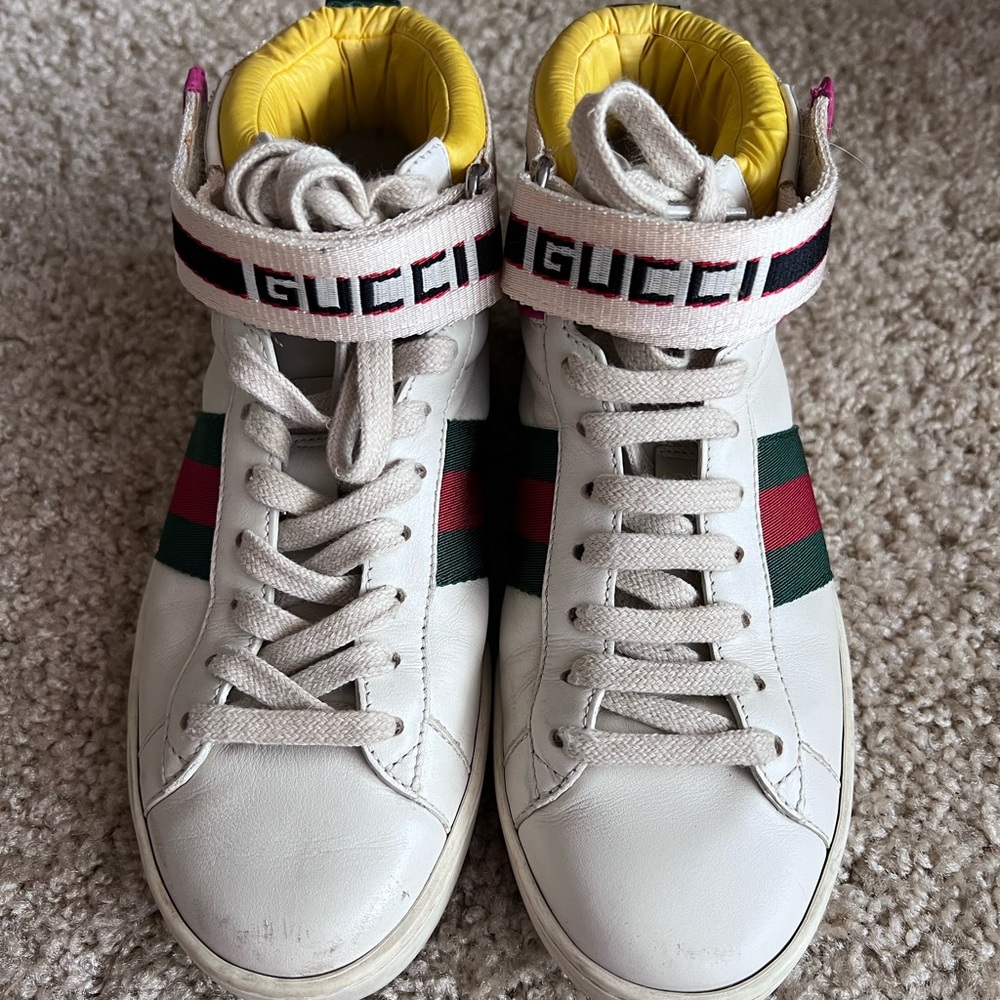 Gucci Ace High Top Sneakers 35